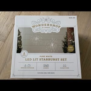 LED Lit Starburst Set